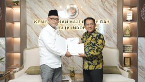 JKA Temui Menteri Haji, Pemkab Padang Pariaman Usulkan Rp250 Miliar untuk Tuntaskan Embarkasi Haji Sumbar
