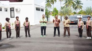 Yota Balad Lepas Kontingen Pramuka Kota Pariaman ke Jamnas XII