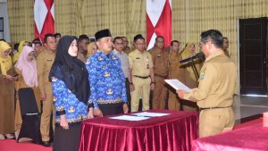 56 Pejabat Pemkab Padang Pariaman Dilantik, JKA Tekankan Sistem Merit dan Kinerja Birokrasi