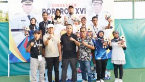 Soft Tenis Kota Pariaman Tambah 4 Medali Porprov XVI Sumbar, 2 di Antaranya Emas